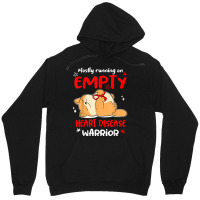 Mostly Running On Empty Heart Disease Warrior T Shirt Unisex Hoodie | Artistshot