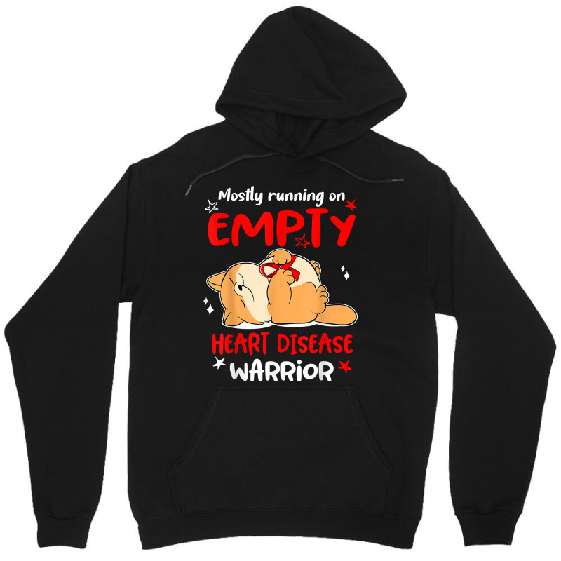 Mostly Running On Empty Heart Disease Warrior T Shirt Unisex Hoodie by cm-arts | Artistshot