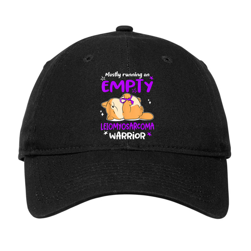 Mostly Running On Empty Leiomyosarcoma Warrior T Shirt Adjustable Cap by cm-arts | Artistshot