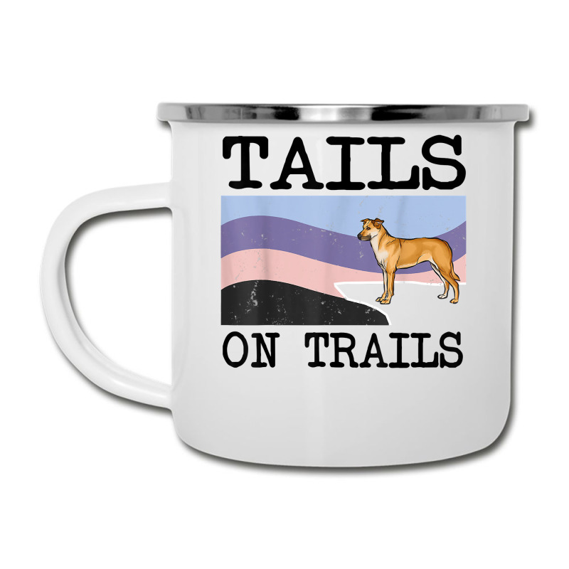 Chinook Tails On Trails Funny Dog Hiking T Shirt Camper Cup | Artistshot