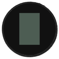 Dark Sage Green Phone Case Round Patch | Artistshot