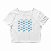 Fins Up Sharks! Throw Blanket Crop Top | Artistshot