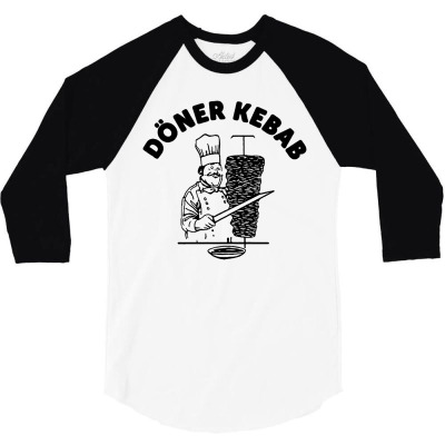 Kebab Classic 3/4 Sleeve Shirt Designed By Best Seller Apparel