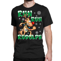 Christmas 5k Run Run Rudolph Holiday Team Running Outfit Classic T-shirt | Artistshot