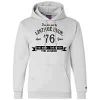 Aged 76 Years Champion Hoodie | Artistshot