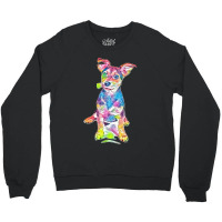 Dog With Perky Ears Crewneck Sweatshirt | Artistshot