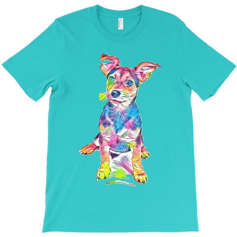 Dog With Perky Ears T-Shirt by Kemnabi | Artistshot