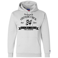 Wintage Chick 24 Champion Hoodie | Artistshot