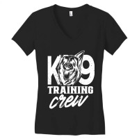 K9 Training Crew Handler Trainer Service Dog K-9 Women's V-neck T-shirt | Artistshot