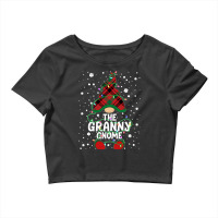 The Granny Gnome Family Matching Group Christmas Lights Gift Sweatshir Crop Top | Artistshot