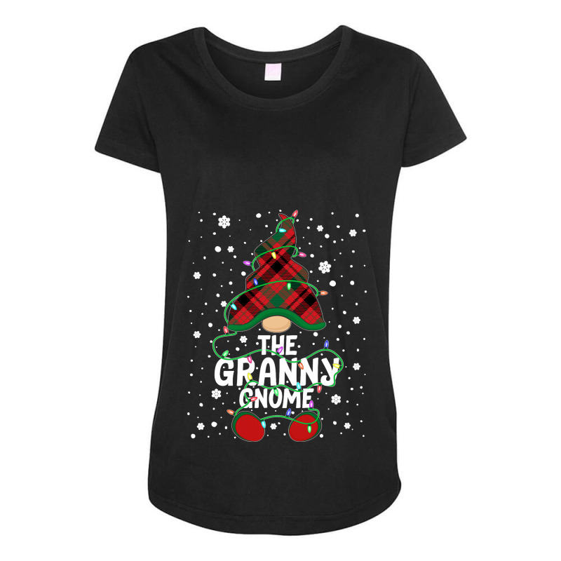 The Granny Gnome Family Matching Group Christmas Lights Gift Sweatshir Maternity Scoop Neck T-shirt by RogerKyleFox | Artistshot