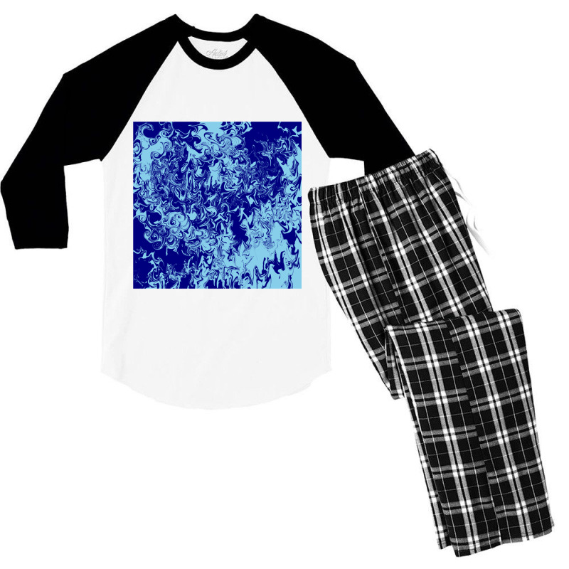 Keiser Tie Dye Men's 3/4 Sleeve Pajama Set | Artistshot