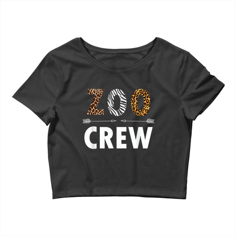 Zoo Crew Safari Zoologist Animals T Shirt Crop Top by cm-arts | Artistshot