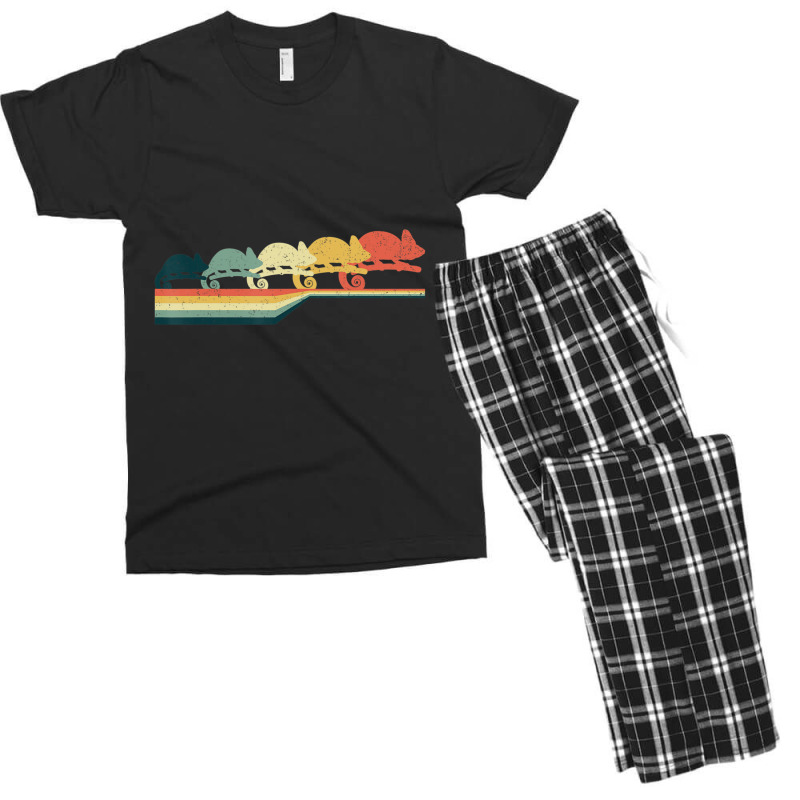 Chameleon Vintage Retro Style Men's T-shirt Pajama Set | Artistshot