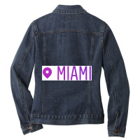 Miami Ladies Denim Jacket | Artistshot