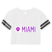 Miami Scorecard Crop Tee | Artistshot