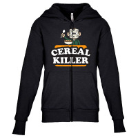 Cereal Killer Food Pun Humor Costume Funny Halloween Gifts Youth Zipper Hoodie | Artistshot