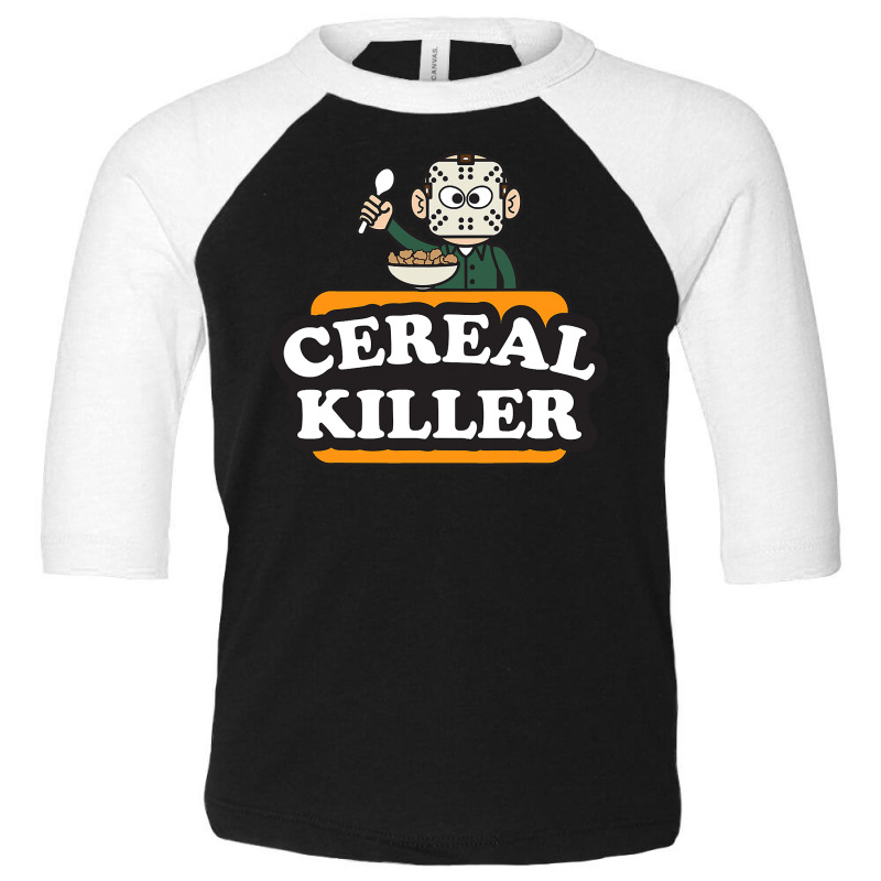 Cereal Killer Food Pun Humor Costume Funny Halloween Gifts Toddler 3/4 Sleeve Tee | Artistshot