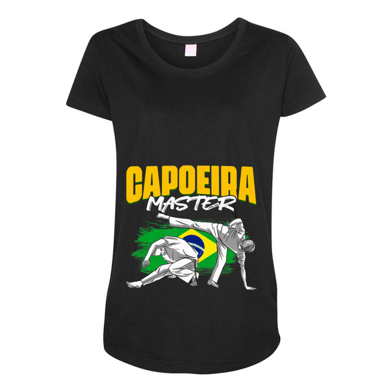 Capoeira Master Fight Mixed Martial Arts Maternity Scoop Neck T-shirt by cm-arts | Artistshot