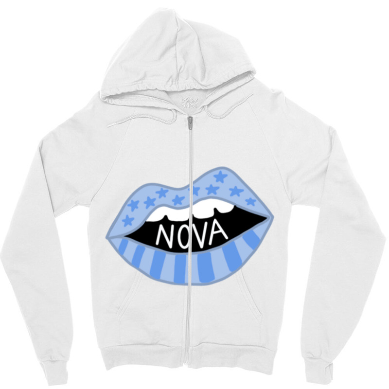 Nova Lips Zipper Hoodie by TERRANCECOTT | Artistshot