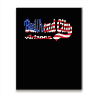 Bullhead City Arizona American Flag T Shirt Metal Print Vertical | Artistshot