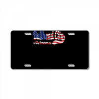 Bullhead City Arizona American Flag T Shirt License Plate | Artistshot