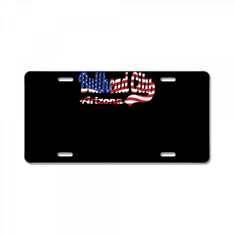 Bullhead City Arizona American Flag T Shirt License Plate | Artistshot