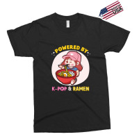 Powered By K Pop And Ramen Japanese Noodles Korean Kpop Novely Exclusive T-shirt | Artistshot