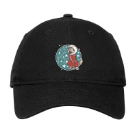 Laika Dog Sputnik Space Space Ussr Adjustable Cap | Artistshot