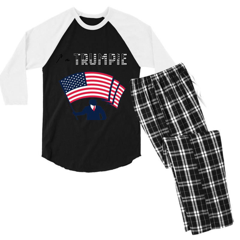 Trump Fans Men's 3/4 Sleeve Pajama Set | Artistshot