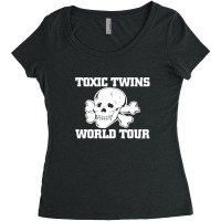 Toxic Twins World Tour Women's Triblend Scoop T-shirt | Artistshot