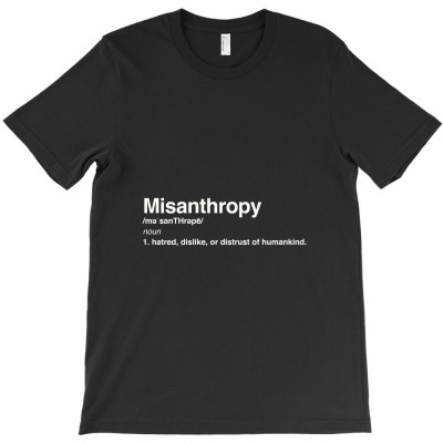 Misanthropy , People T-shirt Designed By Pralonhitam