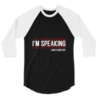 Im Speaking Kamala 3/4 Sleeve Shirt | Artistshot