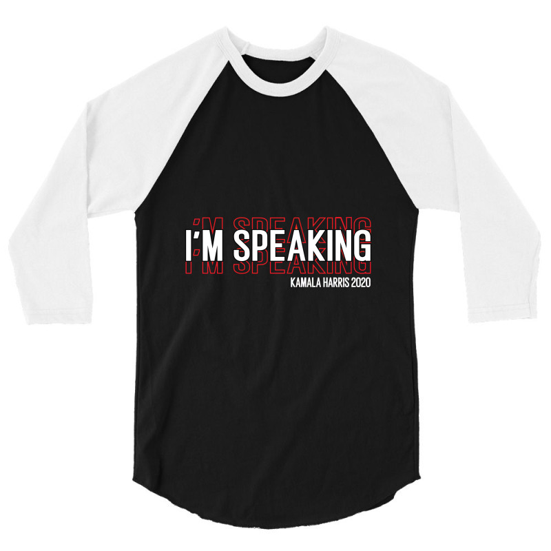 Im Speaking Kamala 3/4 Sleeve Shirt | Artistshot