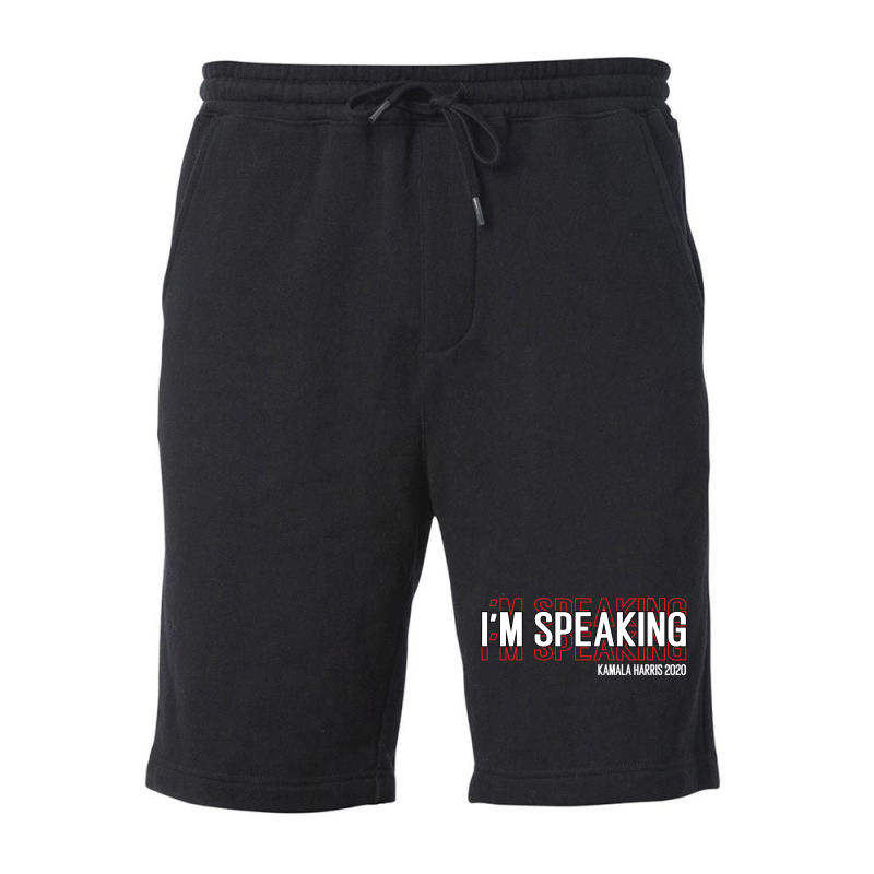 Im Speaking Kamala Fleece Short | Artistshot