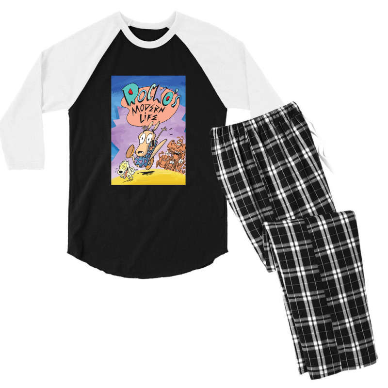 Rocko's Modern Life 6 Men's 3/4 Sleeve Pajama Set | Artistshot