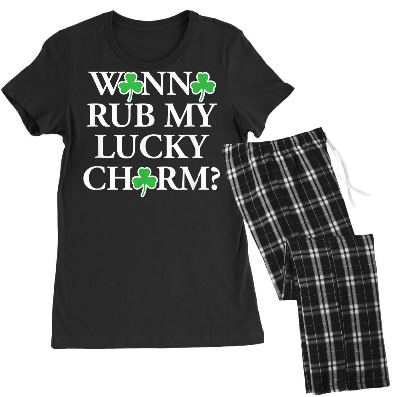 Funny Sexy St Patricks Day Clothing For Men Inappropriate T Shirt Women's  Pajamas Set. By Artistshot