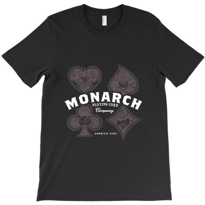 Monarch Playing Cards T-shirt Designed By Pralonhitam