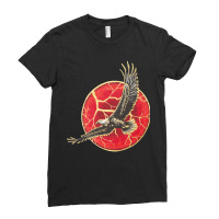 Lightning Eagle, Lightning Eagle The Sun, Lightning Eagle Red, Lightni Ladies Fitted T-shirt | Artistshot