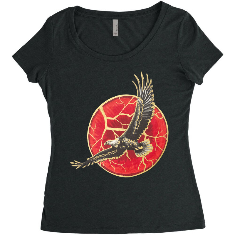 Lightning Eagle, Lightning Eagle The Sun, Lightning Eagle Red, Lightni Women's Triblend Scoop T-shirt by SHOODOD | Artistshot