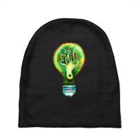 Octopus In A Lightbulb, Octopus In A Lightbulb Art, Octopus In A Light Baby Beanies | Artistshot