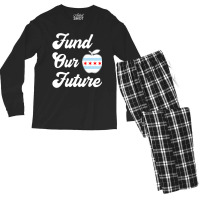 Chicago Teachers Fund Our Future Teacher Men's Long Sleeve Pajama Set | Artistshot