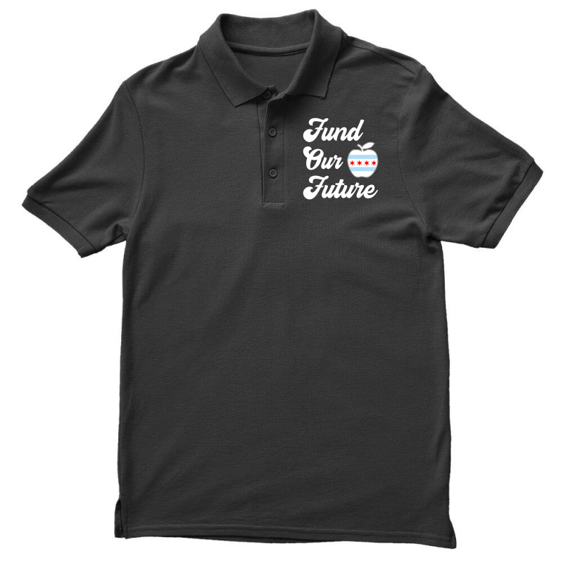 Chicago Teachers Fund Our Future Teacher Men's Polo Shirt by Whitfield Wolff | Artistshot