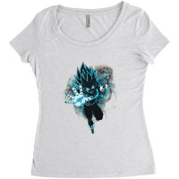 Vegeta T Shirtdragon Ball Super Vegeta Super Saiyan Blue Women's Triblend Scoop T-shirt | Artistshot