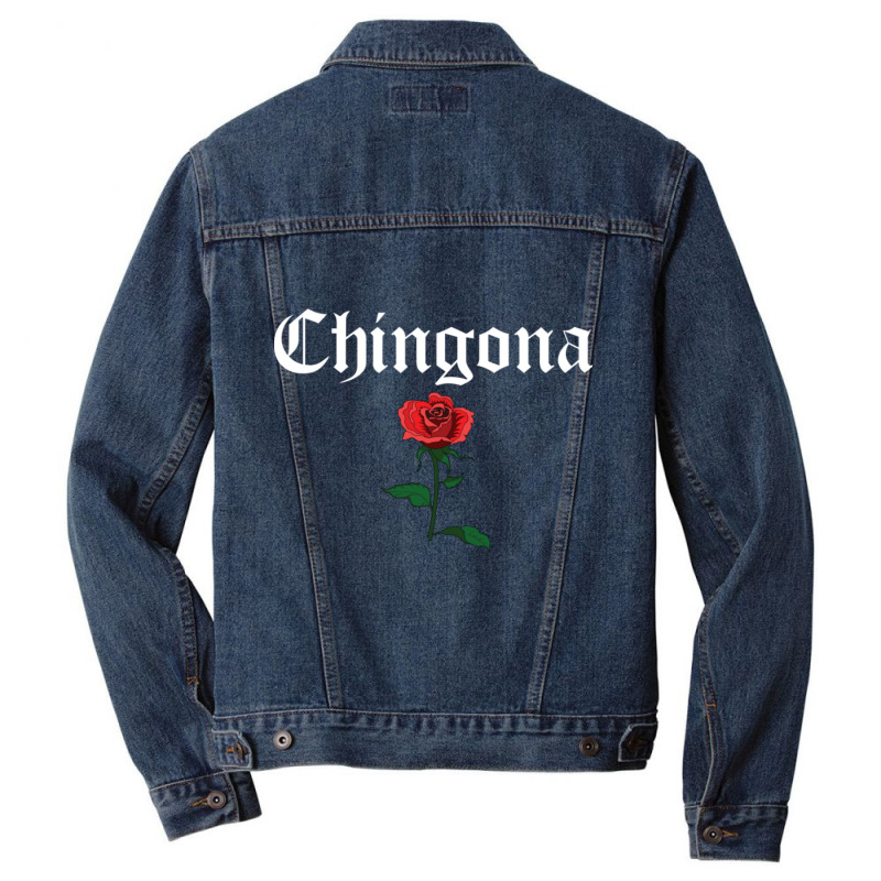 Chingona - Chingona Men Denim Jacket by cm-arts | Artistshot