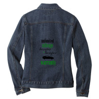 Bumper To Bumper Warranty Ladies Denim Jacket | Artistshot