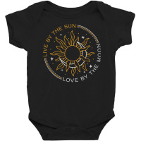 Live By The Sun Love By The Moon Wicca Pagan Solstice Pullover Hoodie Baby Bodysuit | Artistshot