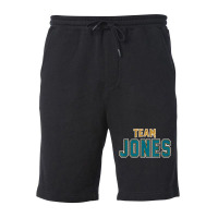 Distressed Team Jones Surname Proud Family Last Name T Shirt Fleece Short | Artistshot