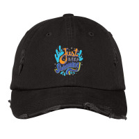 Finding Nemo Just Keep Swimming Vintage Cap | Artistshot