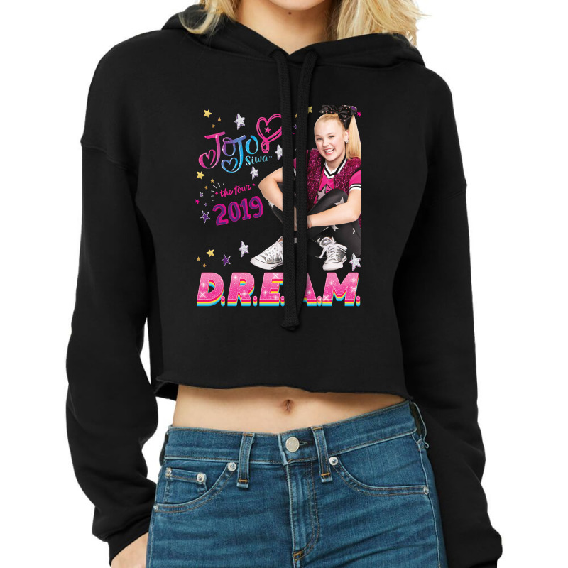 Custom Jojo Siwa Dream Tour Cropped Hoodie By Cuser1898 Artistshot